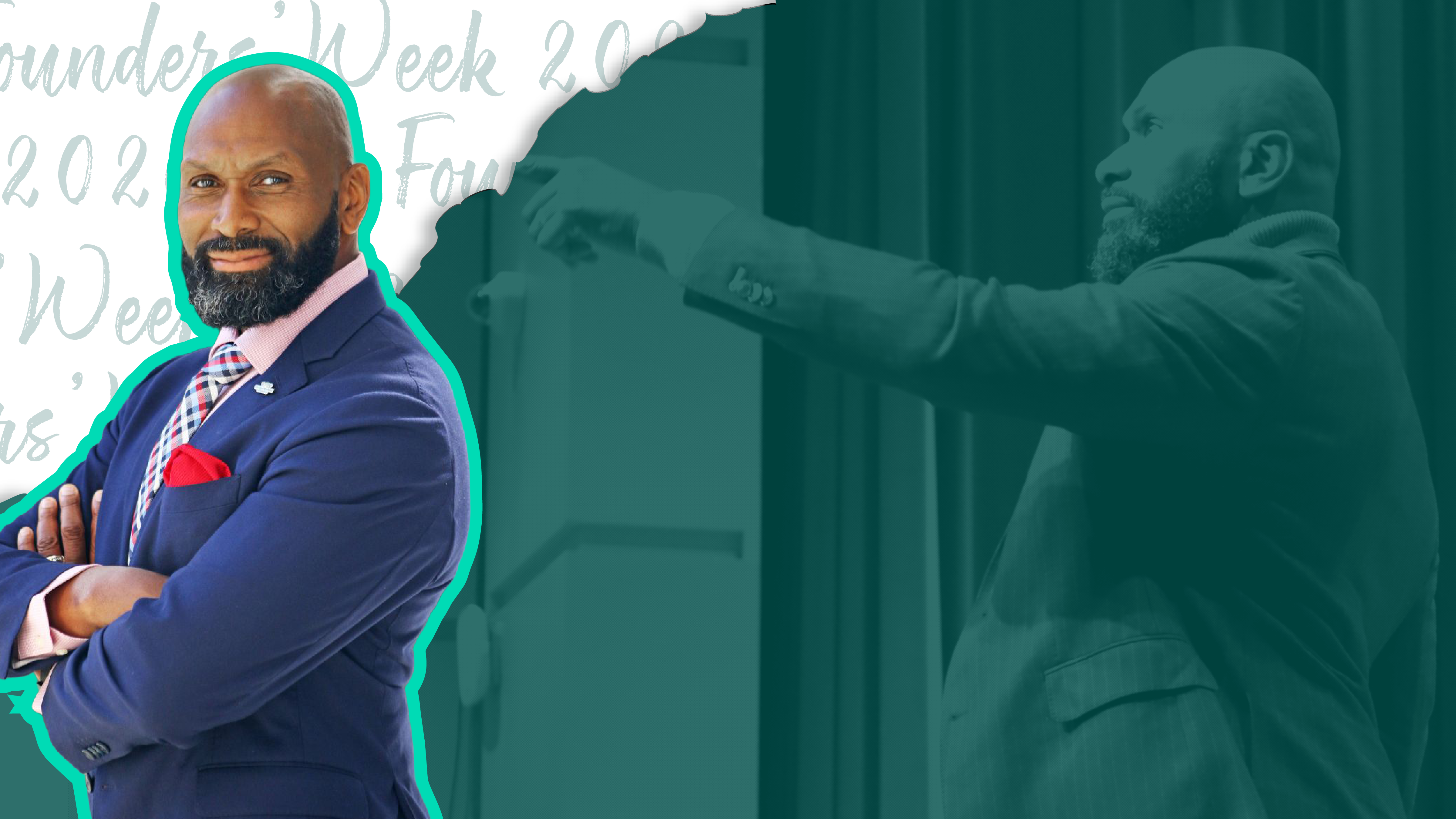 <span style='font-weight: normal; font-size: 22pt; font-family: Arial; '>Founders' Week Inspire Series</span><br/><span style='font-family: Arial; font-weight:bold; font-size:50pt;'>Dr. Jackson Drumgoole</span>