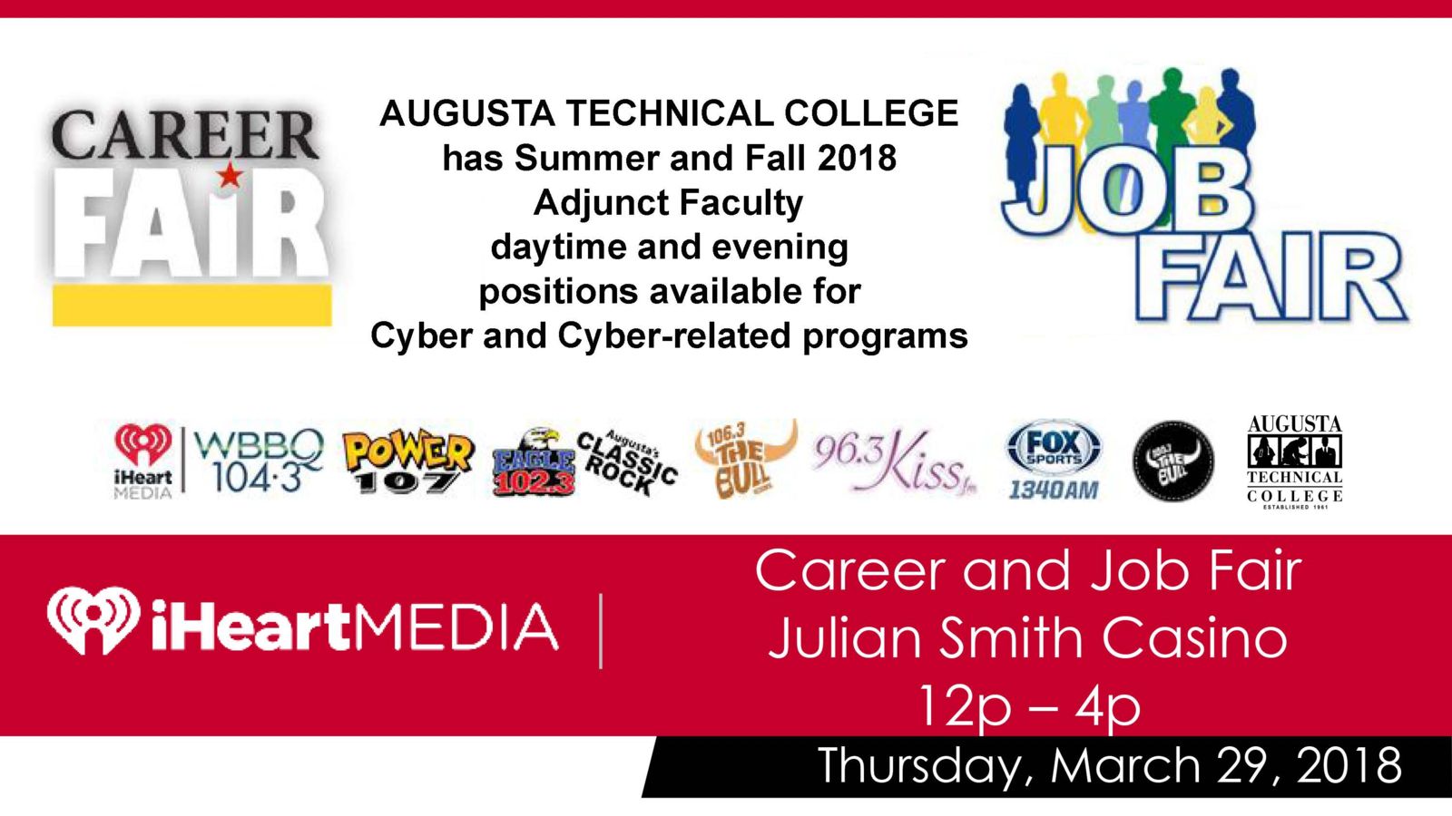 iHeart Media Career Fair Flyer