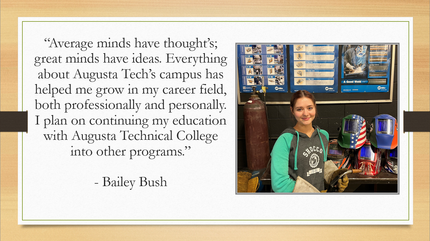 Bailey Bush and quote