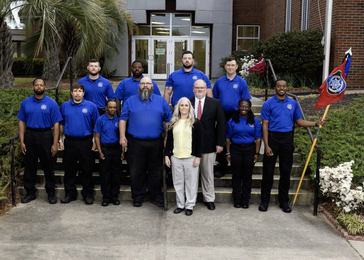 Law Enforcement Class 034 with Eric Snowberger and Amanda Bryant pictured