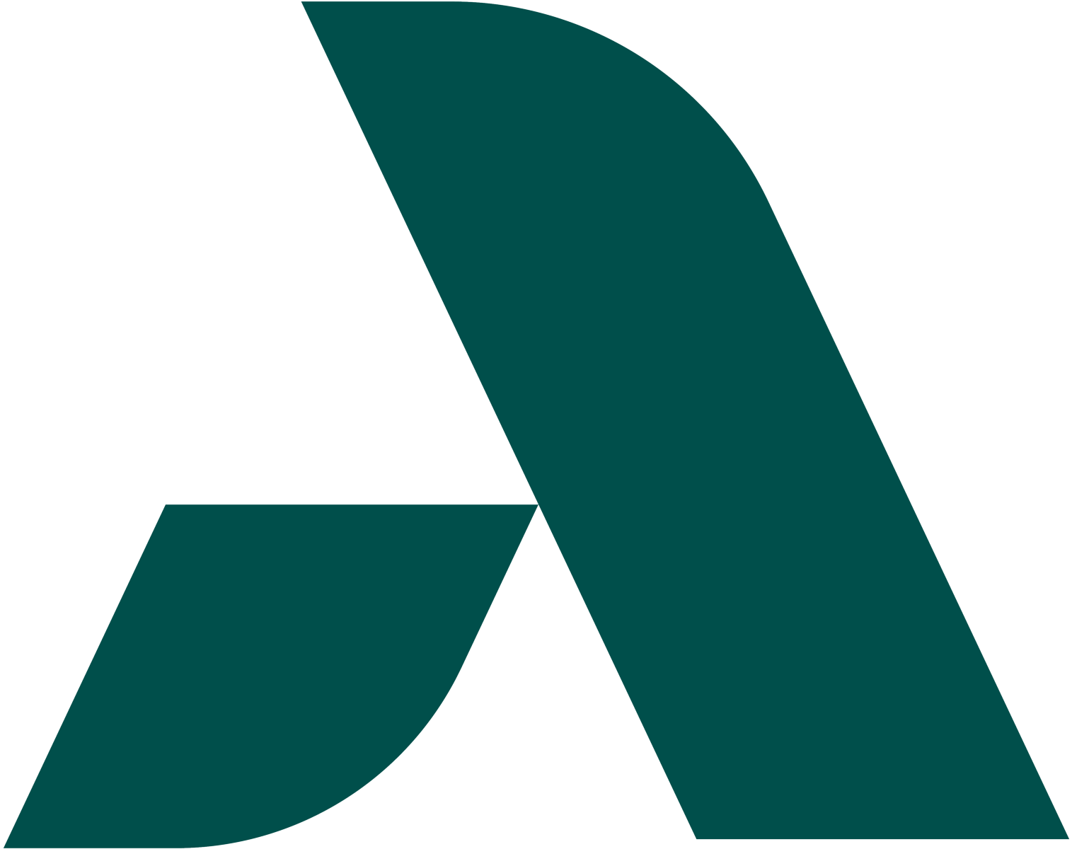 An uppercase abstract A in Heritage Green composed of a smaller leg representing Augusta Technical College supporting the larger leg representing the Augusta Community and economy. 