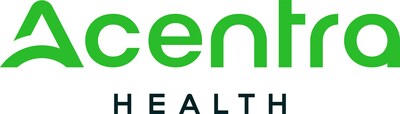 Acentra Student Assistance Program logo composed of the word Acentra in green on one row and the word Health in a smaller black font centered on the second row.