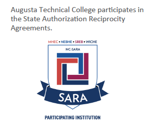 NC SARA logo showing that Augusta Technical College participates in the State Authorization Reciprocity Agreements.