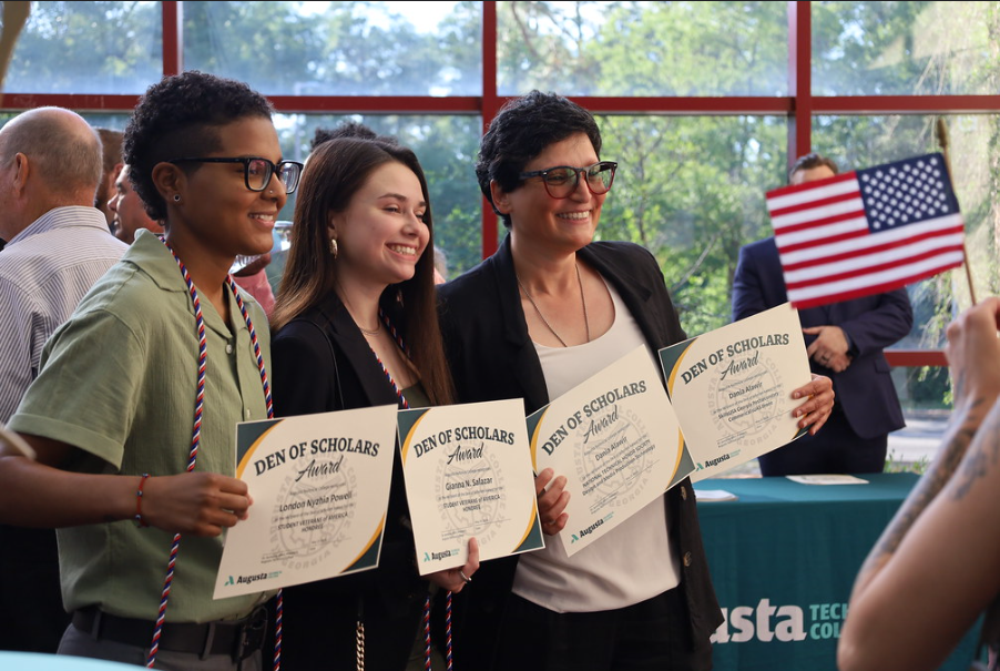 Pictured from L to R: London Kyzhia Powell, Gianna N. Salazar, and Dania Atwir.